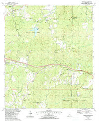 Cranfield Mississippi Historical topographic map, 1:24000 scale, 7.5 X 7.5 Minute, Year 1988