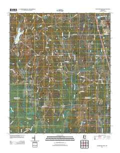 Crawford West Mississippi Historical topographic map, 1:24000 scale, 7.5 X 7.5 Minute, Year 2012