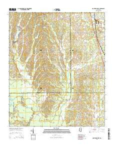 Crawford West Mississippi Current topographic map, 1:24000 scale, 7.5 X 7.5 Minute, Year 2015