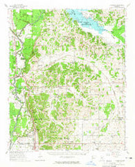 Crenshaw Mississippi Historical topographic map, 1:62500 scale, 15 X 15 Minute, Year 1963