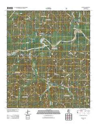 Crosby Mississippi Historical topographic map, 1:24000 scale, 7.5 X 7.5 Minute, Year 2012