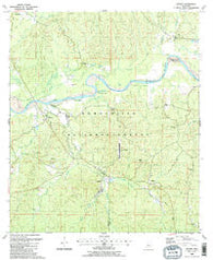 Crosby Mississippi Historical topographic map, 1:24000 scale, 7.5 X 7.5 Minute, Year 1988