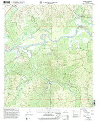 Crosby Mississippi Historical topographic map, 1:24000 scale, 7.5 X 7.5 Minute, Year 2000