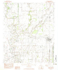 Crowder Mississippi Historical topographic map, 1:24000 scale, 7.5 X 7.5 Minute, Year 1982