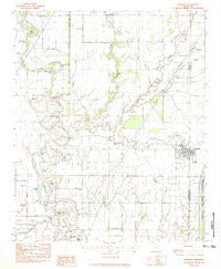Crowder Mississippi Historical topographic map, 1:24000 scale, 7.5 X 7.5 Minute, Year 1982