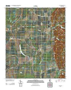 Cruger Mississippi Historical topographic map, 1:24000 scale, 7.5 X 7.5 Minute, Year 2012