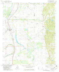 Cruger Mississippi Historical topographic map, 1:24000 scale, 7.5 X 7.5 Minute, Year 1982