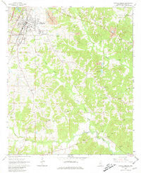 Crystal Springs Mississippi Historical topographic map, 1:24000 scale, 7.5 X 7.5 Minute, Year 1963