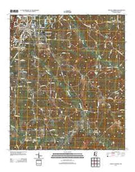 Crystal Springs Mississippi Historical topographic map, 1:24000 scale, 7.5 X 7.5 Minute, Year 2012
