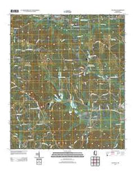 Daleville Mississippi Historical topographic map, 1:24000 scale, 7.5 X 7.5 Minute, Year 2012