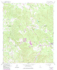 Daleville Mississippi Historical topographic map, 1:24000 scale, 7.5 X 7.5 Minute, Year 1962