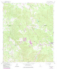 Daleville Mississippi Historical topographic map, 1:24000 scale, 7.5 X 7.5 Minute, Year 1962