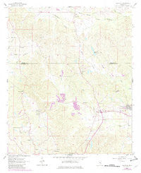 Daleville Mississippi Historical topographic map, 1:24000 scale, 7.5 X 7.5 Minute, Year 1962