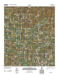 Darbun Mississippi Historical topographic map, 1:24000 scale, 7.5 X 7.5 Minute, Year 2012