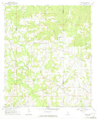 Darbun Mississippi Historical topographic map, 1:24000 scale, 7.5 X 7.5 Minute, Year 1970