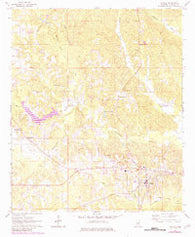 De Kalb Mississippi Historical topographic map, 1:24000 scale, 7.5 X 7.5 Minute, Year 1963