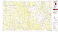 De Kalb Mississippi Historical topographic map, 1:100000 scale, 30 X 60 Minute, Year 1984