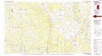 De Kalb Mississippi Historical topographic map, 1:100000 scale, 30 X 60 Minute, Year 1984