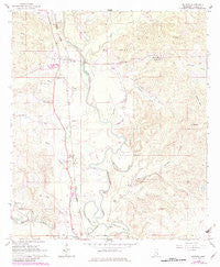 De Soto Mississippi Historical topographic map, 1:24000 scale, 7.5 X 7.5 Minute, Year 1964