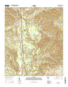 De Soto Mississippi Current topographic map, 1:24000 scale, 7.5 X 7.5 Minute, Year 2015