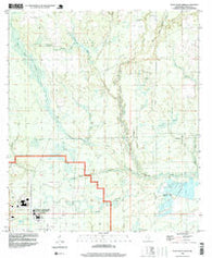Dead Tiger Creek Mississippi Historical topographic map, 1:24000 scale, 7.5 X 7.5 Minute, Year 1996