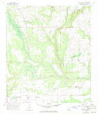 Dead Tiger Creek Mississippi Historical topographic map, 1:24000 scale, 7.5 X 7.5 Minute, Year 1957