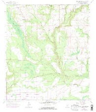 Dead Tiger Creek Mississippi Historical topographic map, 1:24000 scale, 7.5 X 7.5 Minute, Year 1957