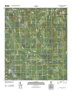 Dead Tiger Creek Mississippi Historical topographic map, 1:24000 scale, 7.5 X 7.5 Minute, Year 2012