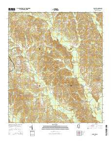 Decatur Mississippi Current topographic map, 1:24000 scale, 7.5 X 7.5 Minute, Year 2015