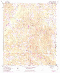 Decatur NW Mississippi Historical topographic map, 1:24000 scale, 7.5 X 7.5 Minute, Year 1966