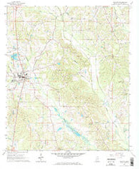 Decatur Mississippi Historical topographic map, 1:24000 scale, 7.5 X 7.5 Minute, Year 1966