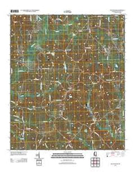 Decatur NW Mississippi Historical topographic map, 1:24000 scale, 7.5 X 7.5 Minute, Year 2012