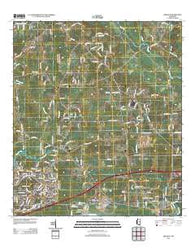 Dedeaux Mississippi Historical topographic map, 1:24000 scale, 7.5 X 7.5 Minute, Year 2012