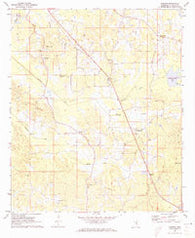 Deemer Mississippi Historical topographic map, 1:24000 scale, 7.5 X 7.5 Minute, Year 1972