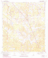 Deemer Mississippi Historical topographic map, 1:24000 scale, 7.5 X 7.5 Minute, Year 1972