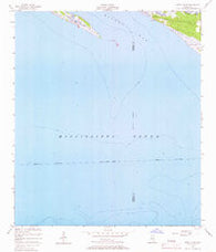 Deer Island Mississippi Historical topographic map, 1:24000 scale, 7.5 X 7.5 Minute, Year 1954