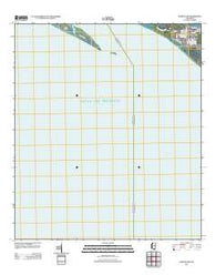 Deer Island Mississippi Historical topographic map, 1:24000 scale, 7.5 X 7.5 Minute, Year 2012