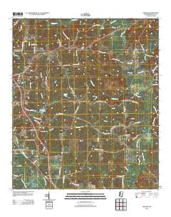 Denham Mississippi Historical topographic map, 1:24000 scale, 7.5 X 7.5 Minute, Year 2012