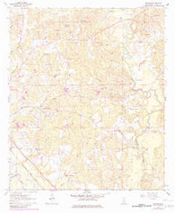Denham Mississippi Historical topographic map, 1:24000 scale, 7.5 X 7.5 Minute, Year 1964