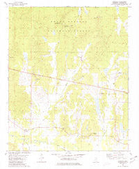 Denmark Mississippi Historical topographic map, 1:24000 scale, 7.5 X 7.5 Minute, Year 1980