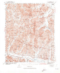 Denmark Mississippi Historical topographic map, 1:62500 scale, 15 X 15 Minute, Year 1942