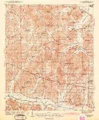 Denmark Mississippi Historical topographic map, 1:62500 scale, 15 X 15 Minute, Year 1943
