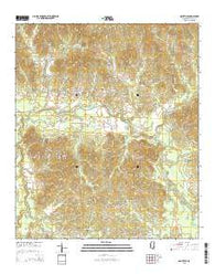 Dentville Mississippi Current topographic map, 1:24000 scale, 7.5 X 7.5 Minute, Year 2015
