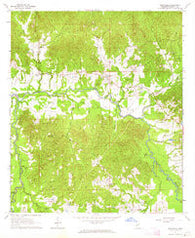 Dentville Mississippi Historical topographic map, 1:24000 scale, 7.5 X 7.5 Minute, Year 1963