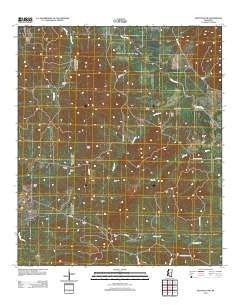 Dentville NW Mississippi Historical topographic map, 1:24000 scale, 7.5 X 7.5 Minute, Year 2012