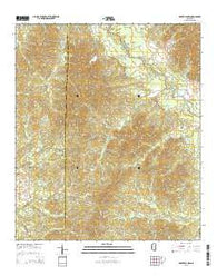 Dentville NW Mississippi Current topographic map, 1:24000 scale, 7.5 X 7.5 Minute, Year 2015