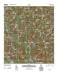 Dexter Mississippi Historical topographic map, 1:24000 scale, 7.5 X 7.5 Minute, Year 2012
