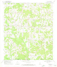 Dexter Mississippi Historical topographic map, 1:24000 scale, 7.5 X 7.5 Minute, Year 1970