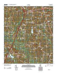 Dixie Mississippi Historical topographic map, 1:24000 scale, 7.5 X 7.5 Minute, Year 2012