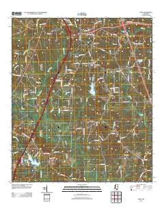 Dixie Mississippi Historical topographic map, 1:24000 scale, 7.5 X 7.5 Minute, Year 2012